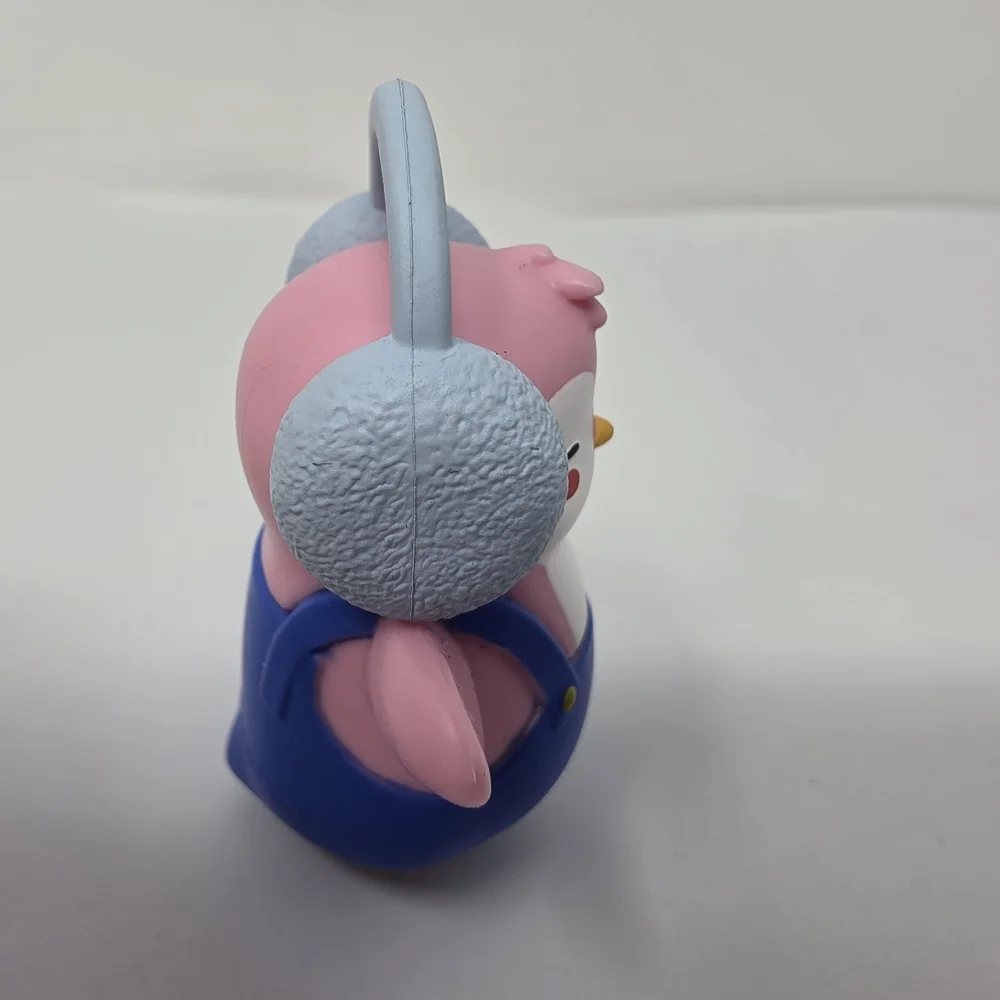 Pudgy Penguin Blue Overalls Ear Muffs Toy Figure
